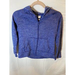OLD NAVY Sweater Boys Large 10-12 Blue Hooded Zip Up Sweatshirt Sweatshirt Kids.